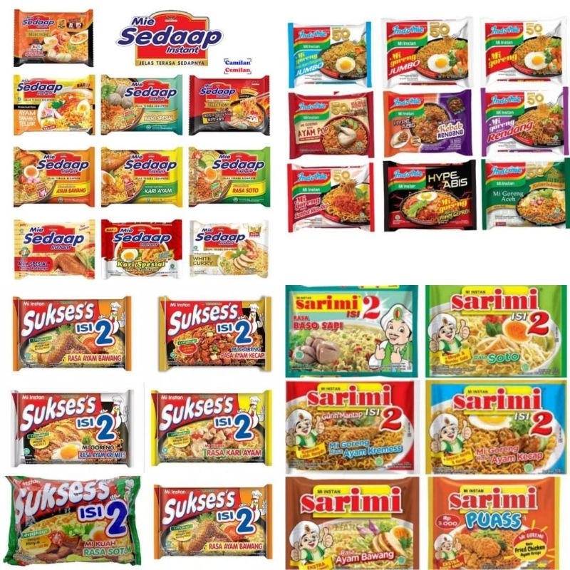 ANEKA MACAM MIE INSTAN
