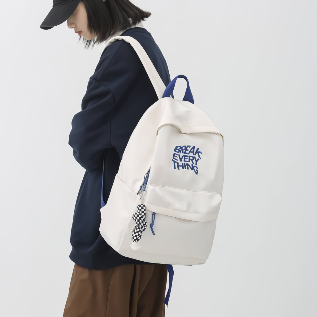 FAGETO - BREAK Tas Ransel Sekolah Break Untuk pria dan Wanita-7