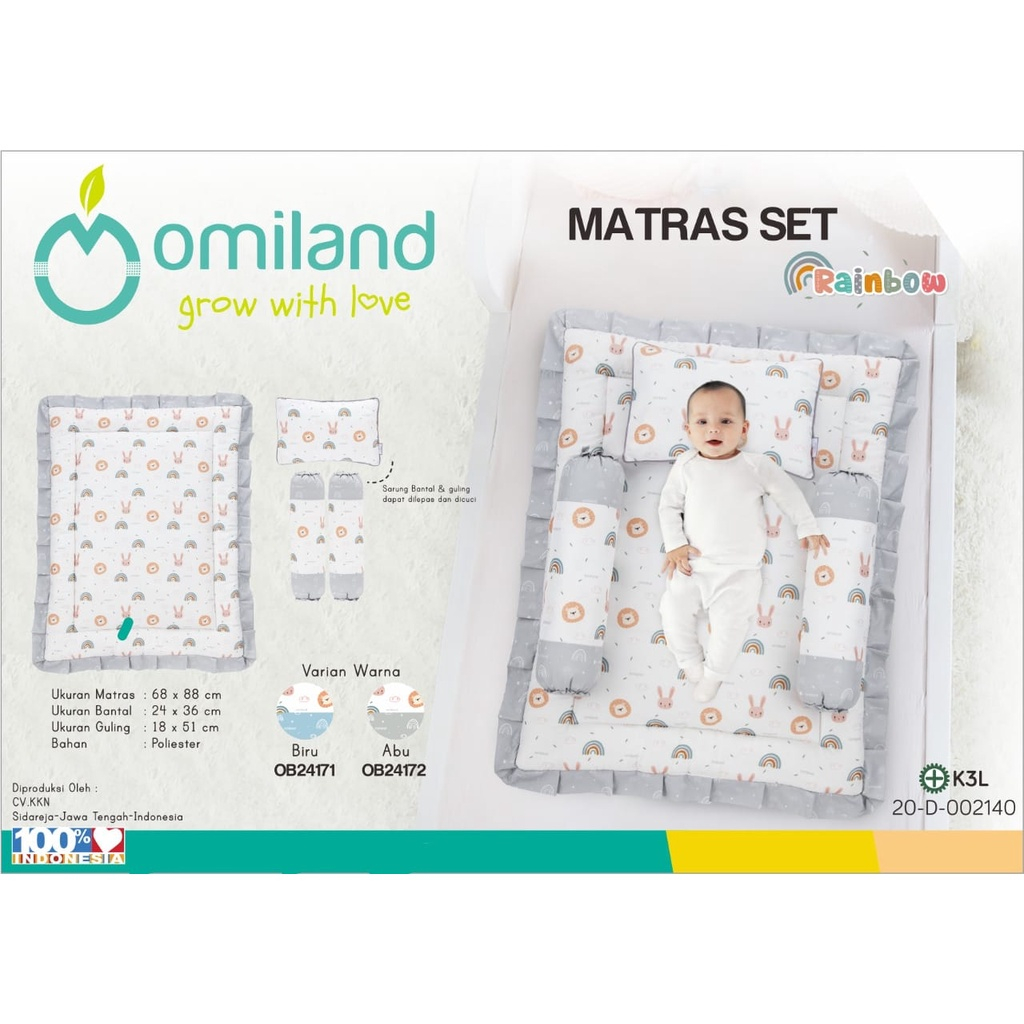 Omiland Matras Series / Omiland Bed Cover Set/Omiland Matras set/ Matras bayi/Alas Tidur Bayi