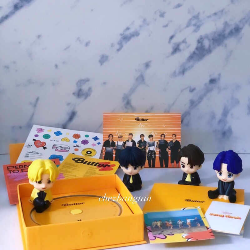 (PO) BTS Tiny Tan Figurine Official Bandai - Dynamite & Butter & PTD