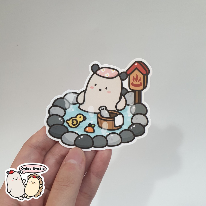 

Onsen Ogloo Die-cut Sticker