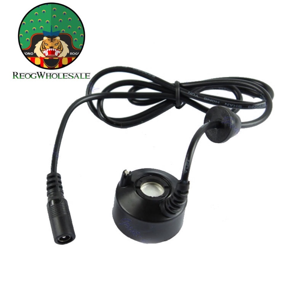 Jtterang Mesin Kabut Mist Maker 20Mm Stenlis Dan Adaptor 24V 1A Mist Maker Hitam Mist Maker Led