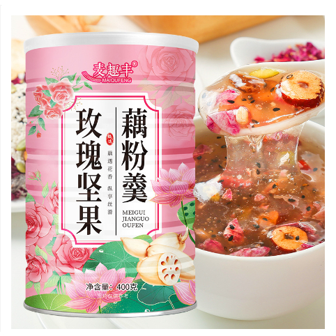 

READY STOCK Ou fen / Lotus Root Powder Oufen Akar Teratai Rasa Rose Pink 400gr Makanan Diet GT6