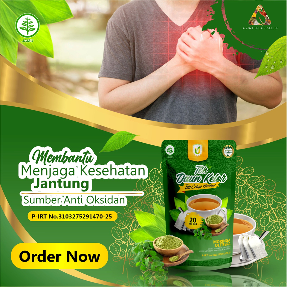 

USYBAH TEH DAUN KELOR 20 kantung menstabilkan dan gula darah