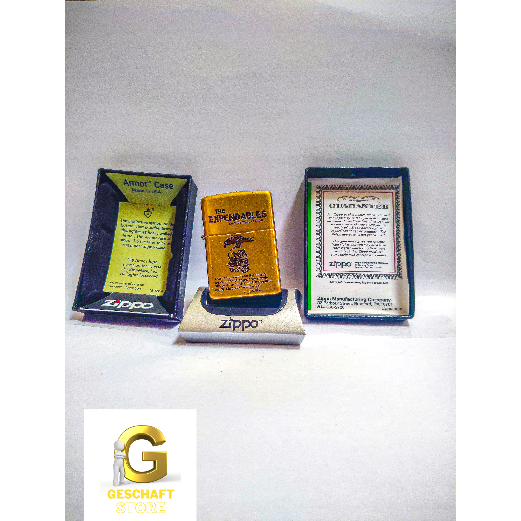 ZIPPO THE EXPANDABLEZ GOLD LIMITED EDITION MADE IN USA