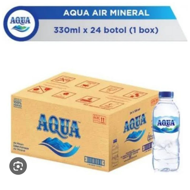 

AQUA 330ML (ISI 24 BOTOL)