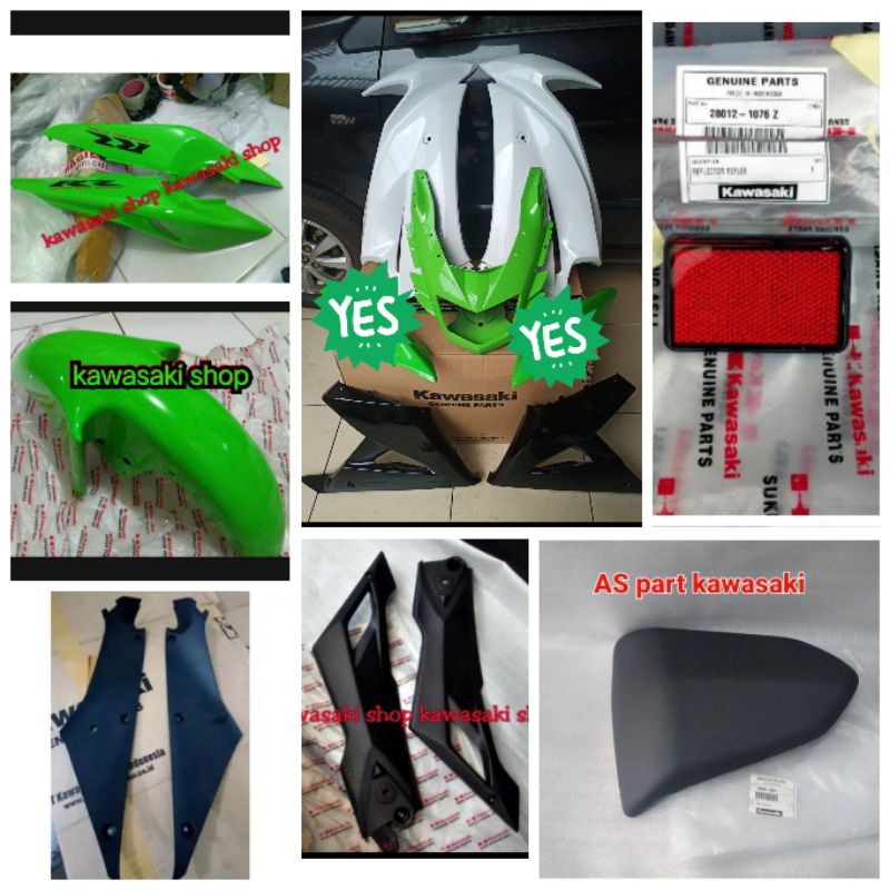 [Request] fairing body set ninja rr new putih original