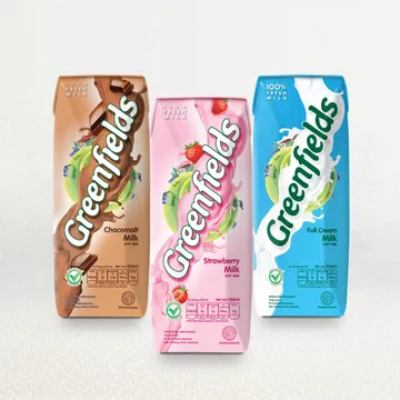 

GREENFIELDS UHT FULLCREAM, STRAWBERRY DAN CHOCOMALT 250ML/200ML/125ML