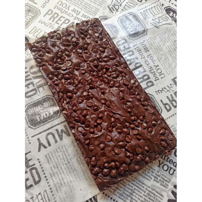 

[Dapoer Ronita] Fudgy Brownies Single Topping 20x10 cm / Brownies panggang / Brownies Premium / Brownies Topping