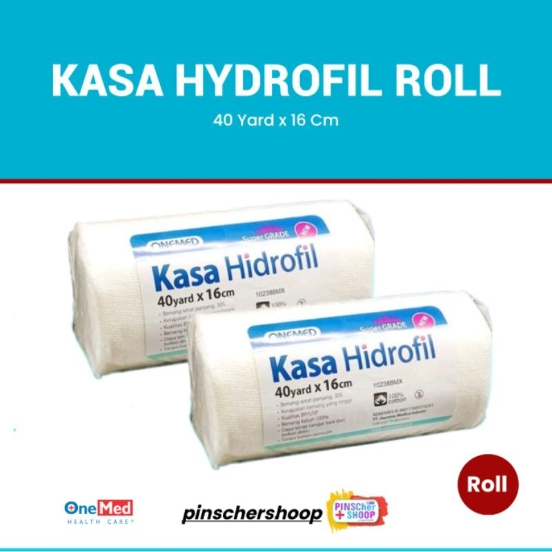 Kasa Hidrofil  40 Yard x 16 Cm Kasa Roll Onemed