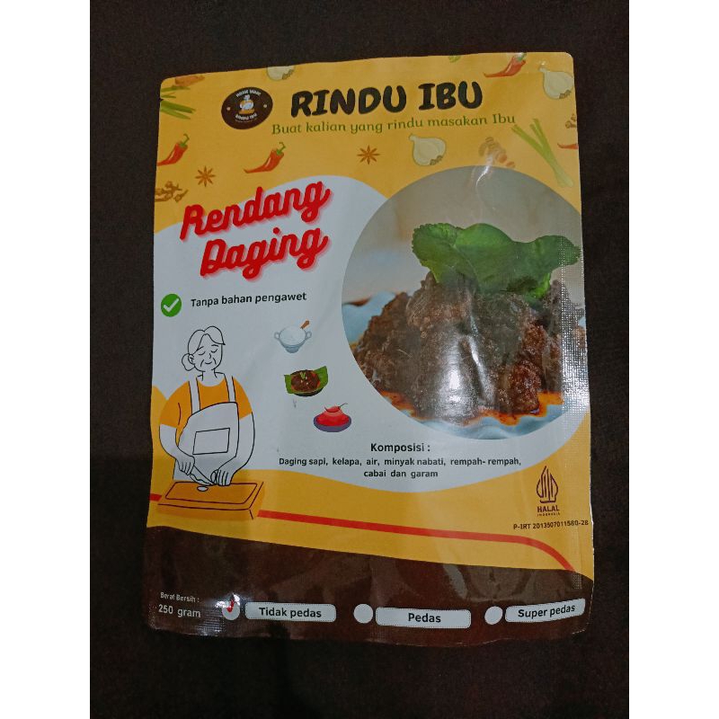 

Rendang daging 250g