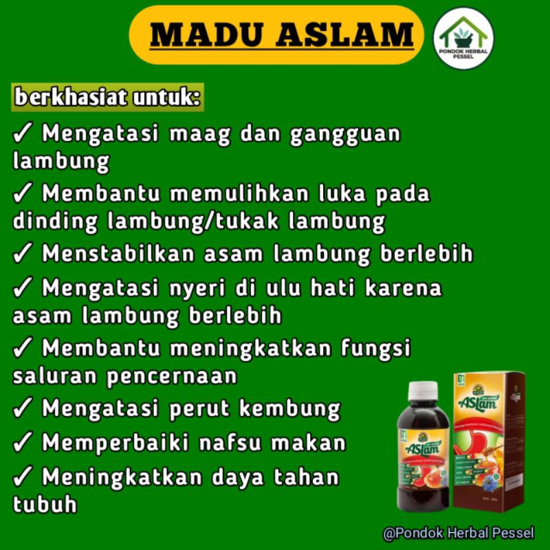 ASLAM/madu asam lambung Aslam.