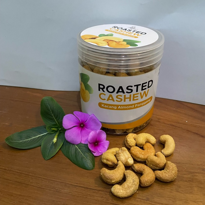 

Kacang cashew (mete) Panggang Cashew Roasted Mantap Original 100% (350 gram)