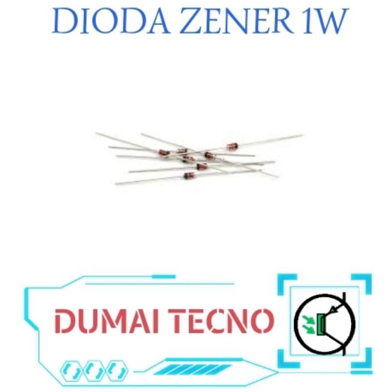 DIODA ZENER DIODE ZENER 1W 1 WATT 1N4734 1N4734A IN4734 IN4734A 4734 4734A 5V6 5,6V