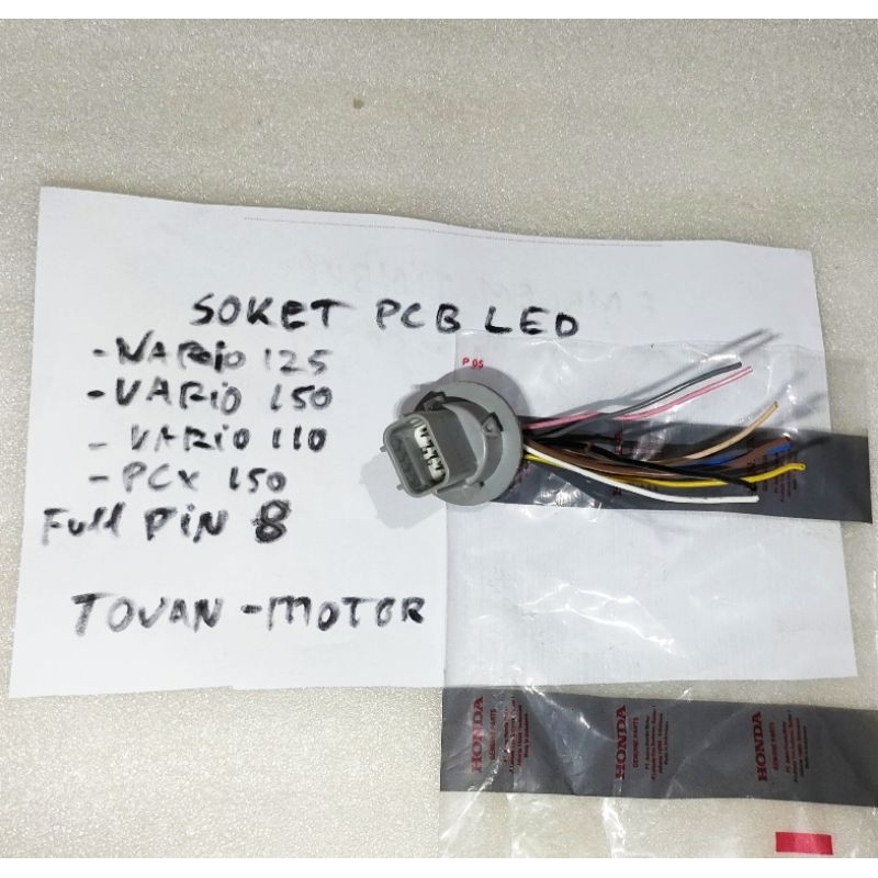 K18-06. soket pcb led vario 125 vario 150 pnp vario 110
