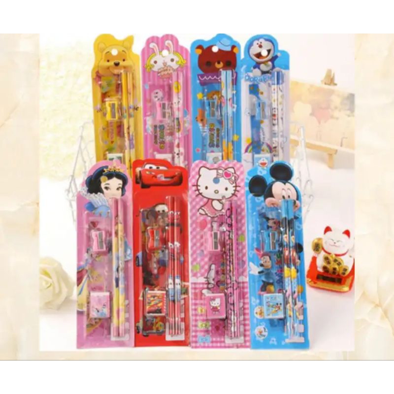 

(KARAFI) set alat tulis 5in1 pack