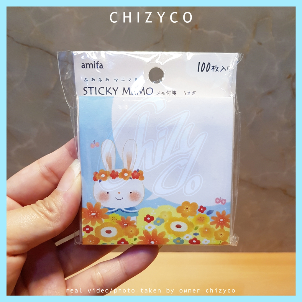 

BLUE RABBIT STICKY MEMO | STICKY NOTE JEPANG | JAPAN HANDCARRY