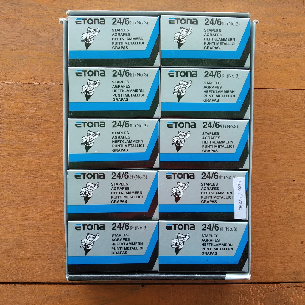 

❤️H2O❤️ ISI STAPLES ETONA 24/6 No. 3