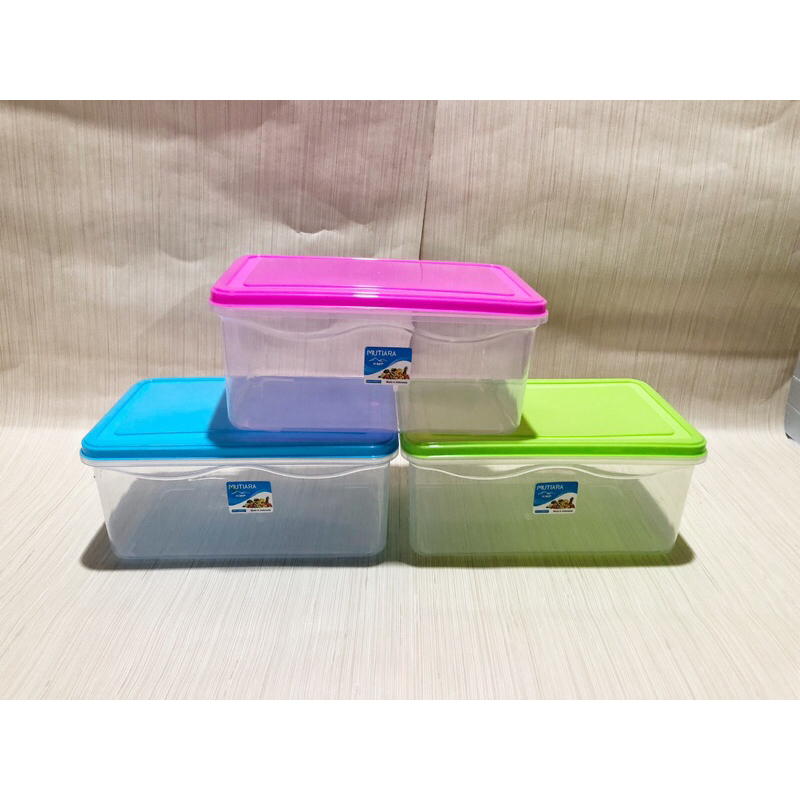 Toples Plastik 3000ml / Sealware Plastik / Kotak Warna / Kotak Plastik / Kotak Makan / Wadah Makanan