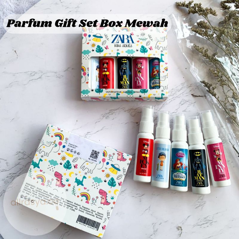 Parfum Gift Set Zara Kids | 1 Box isi 5 Botol
