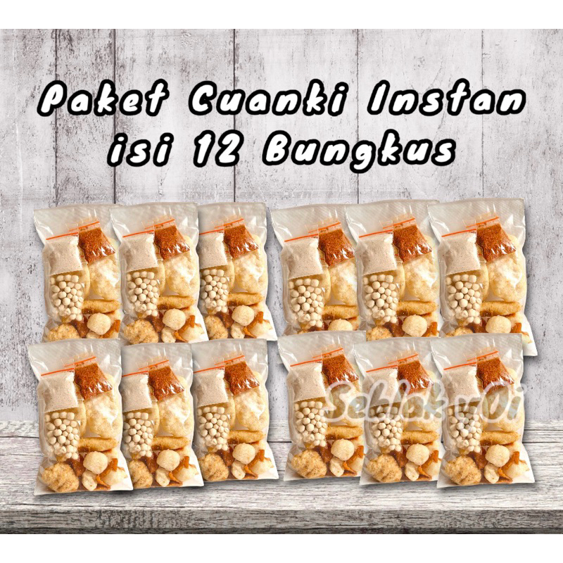 

Paket Cuanki Instan 12 Bungkus