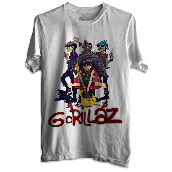 GORILLAZ / KAOS BAND GORILLAZ / KAOS GORILLAZ SERIES / BAJU GORILLAZ / PREMIUM GRADE