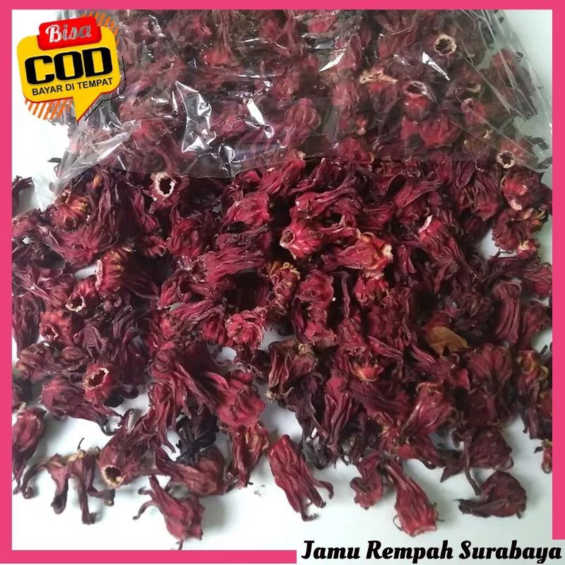 

COD Bunga Rosella 100gr Kualitas Bagus Teh Bunga Rosela