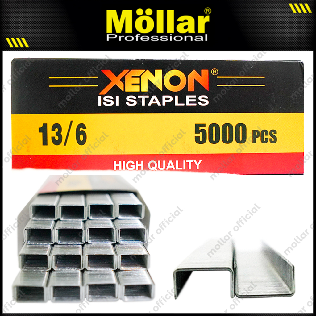 

XENON 13/6 Refill Isi Staples Tembak Staple Gun Tangan Tacker 6 mm