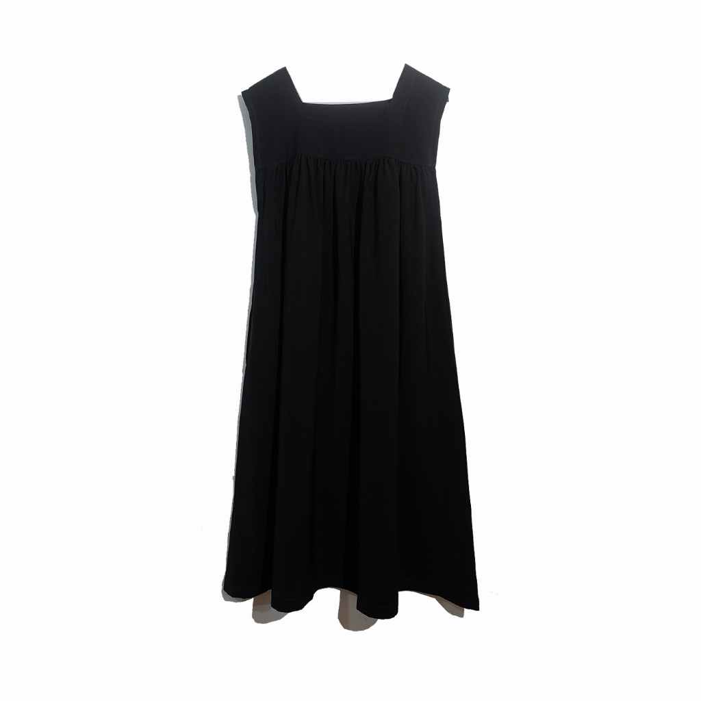Rashawl Baden Apron Dress Black