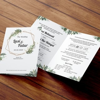 Undangan Simple Elegan Termurah dan Mewah