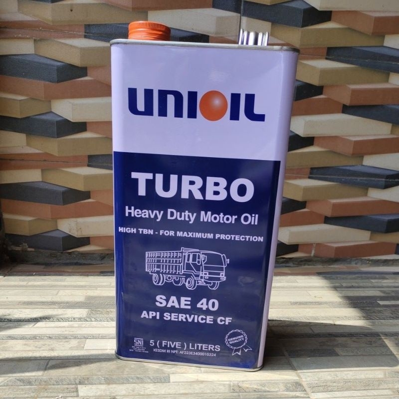Oli Unioil Turbo 5 Liter Diesel SAE 40