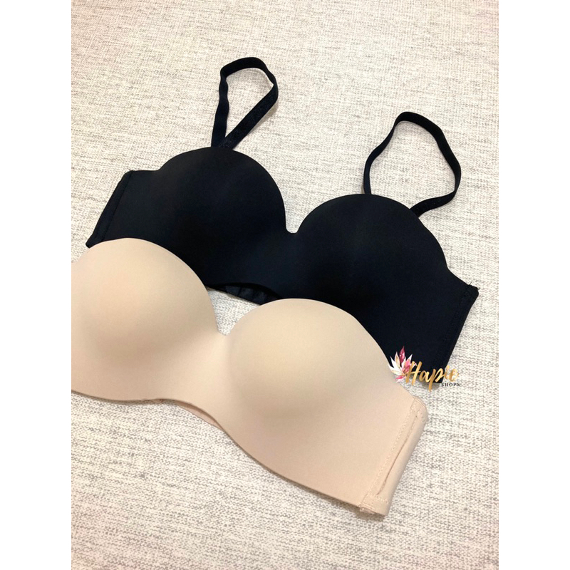 Lavish bra/bra setengah cup tanpa kawat/bh tanpa kawat busa tebal/strapless bra/wireless bra/bra kem