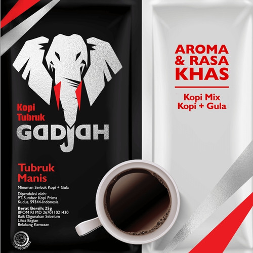 

TUBRUK GADJAH MANIS RENTENG 23 GRAM ISI 10 SACHET TUBRUK MANIS KOPI GULA