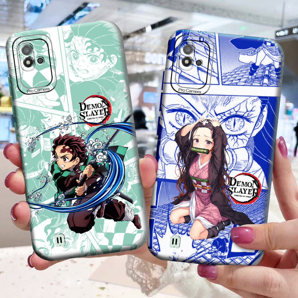 Custom Case Realme C21, C21Y, C30 Anime Demon Slayer