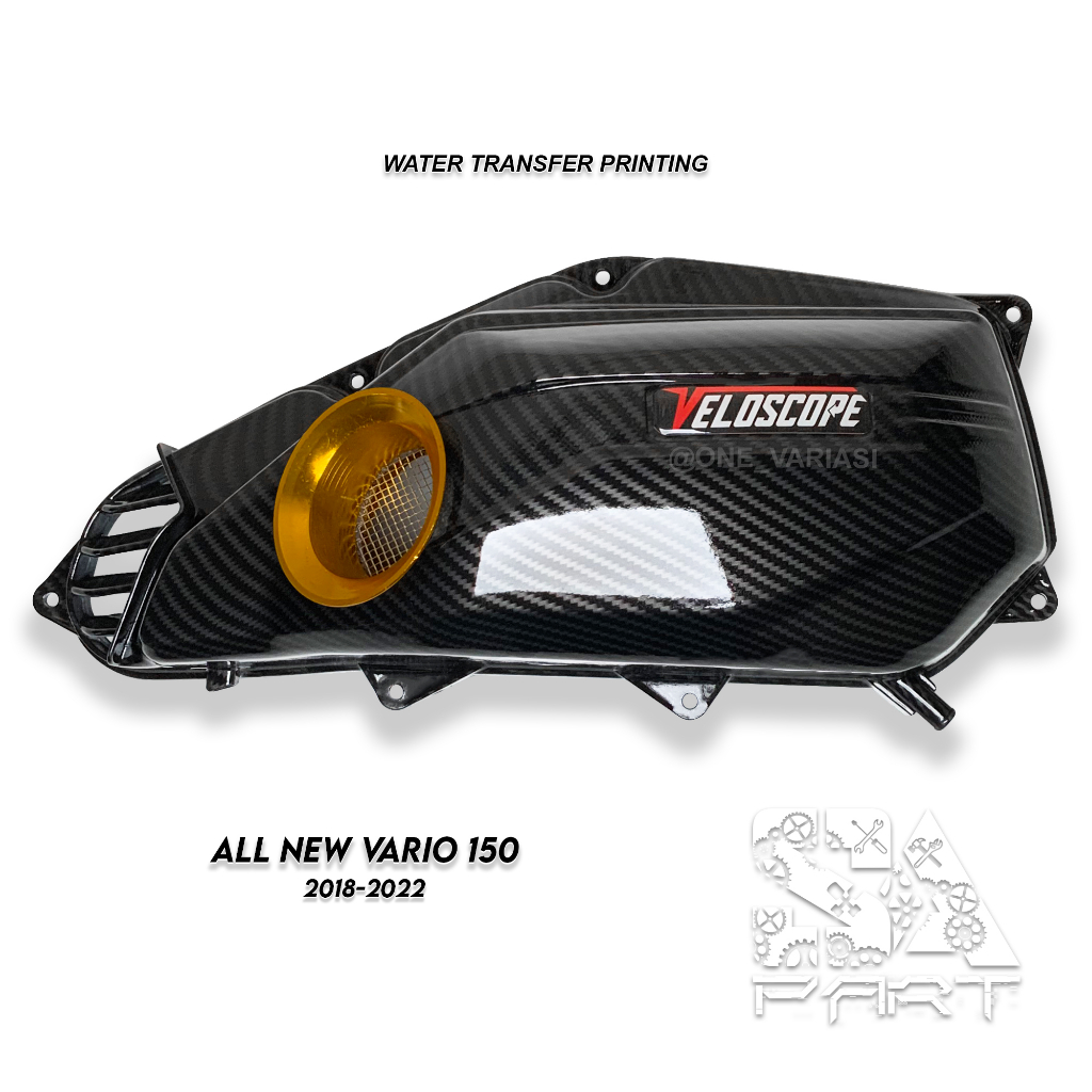 COVER TUTUP BOX FILTER CARBON VELOCITY VARIO 150 NEW / VELOSCOPE CARBON VARIO 150 KEYLESS 2018-2021