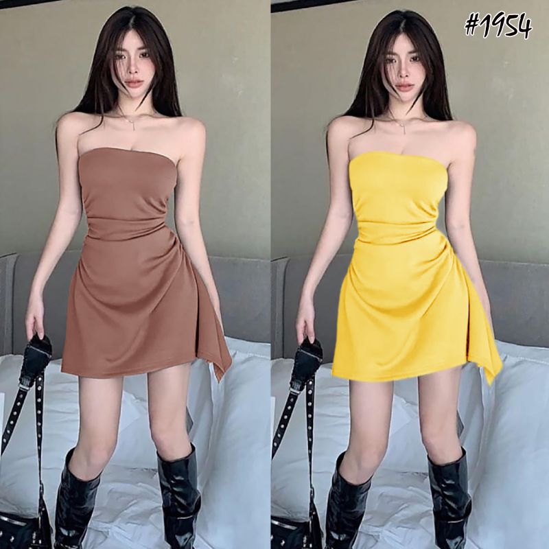 dress scuba 1954/midi dres terkini/dres Korea/dres import wanita/dress terkini