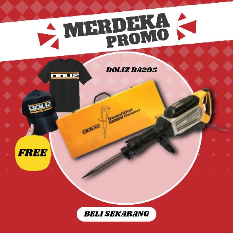 Doliz Demolition Hammer BA 295/ Mesin Bor Bobok Beton (bosch,dewalt)