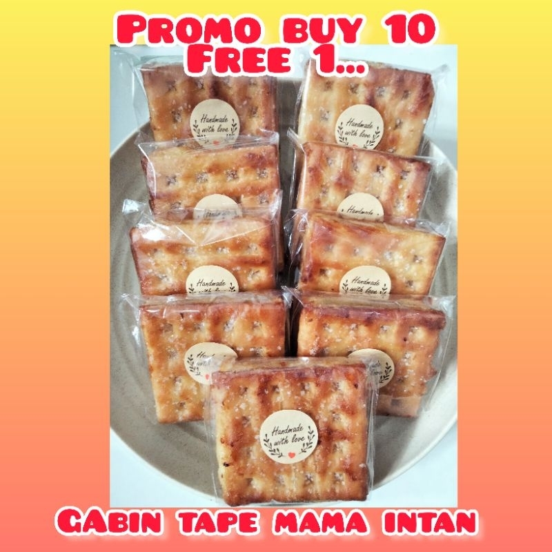 

kue gabin tape(promo 10 pcs free 1)
