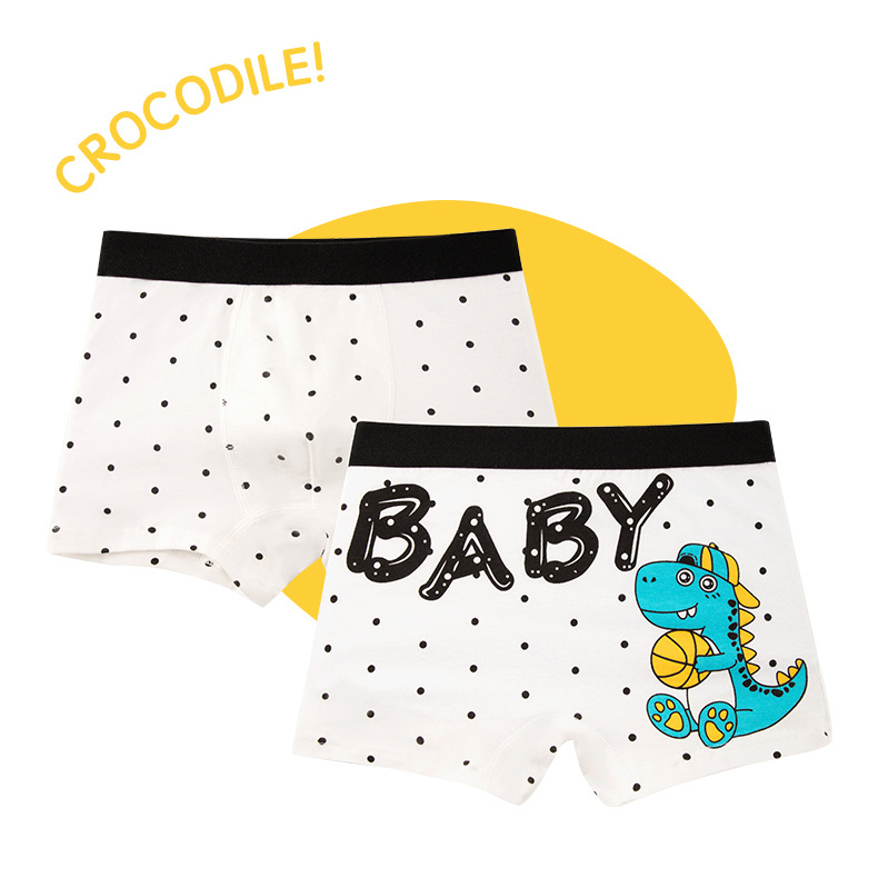 MISS'O BX1351 Boxer Celana Pendek Anak-anak Unisex Celana dalam CD katun Motif Kartun Lucu