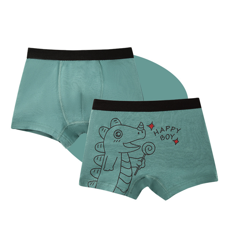 MISS'O BX1351 Boxer Celana Pendek Anak-anak Unisex Celana dalam CD katun Motif Kartun Lucu