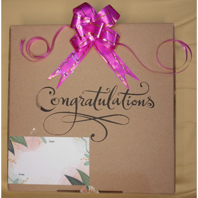 

Gift Box / Kardus / Dus Hampers Ucapan Selamat / Congratulation