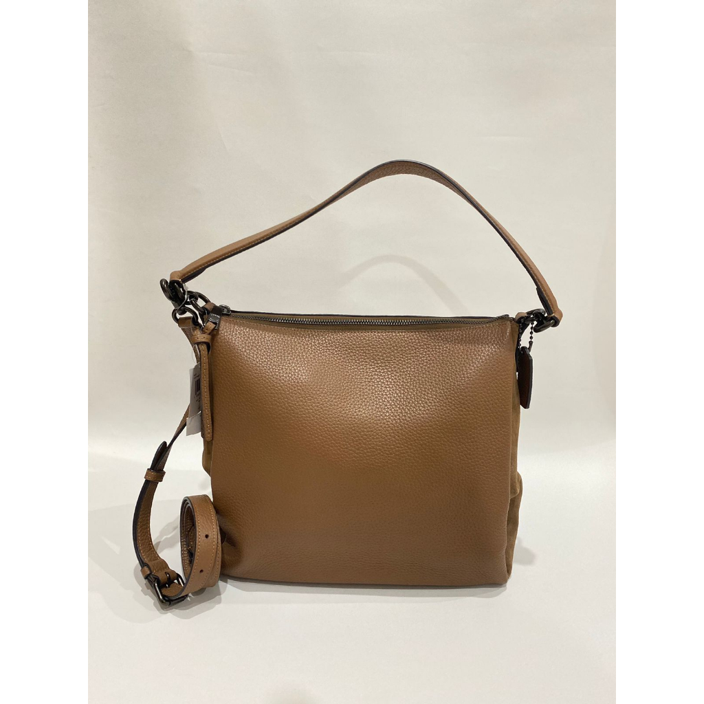 Coach 4609 shay leather shoulder bag vintage khaki