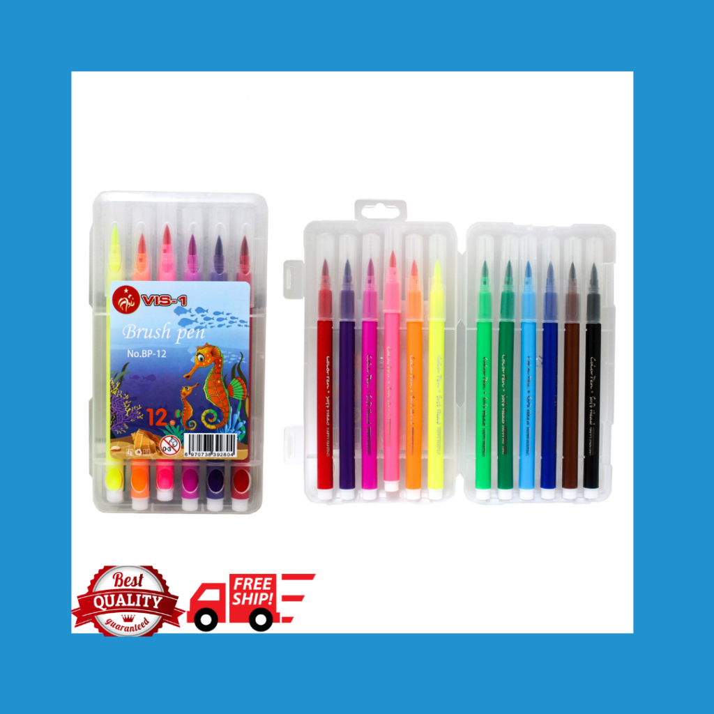 

BRUSH PEN 12WARNA VIS-1 BP12