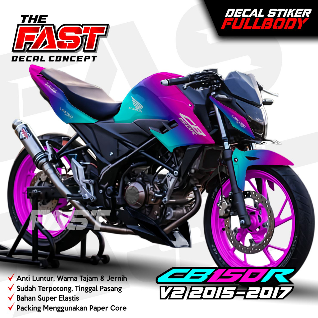 TERBARU Decal Sticker Full Body CB150R New 2016 2017 2019 - Stiker Decal CB 150R V2  Dekal Stiker li