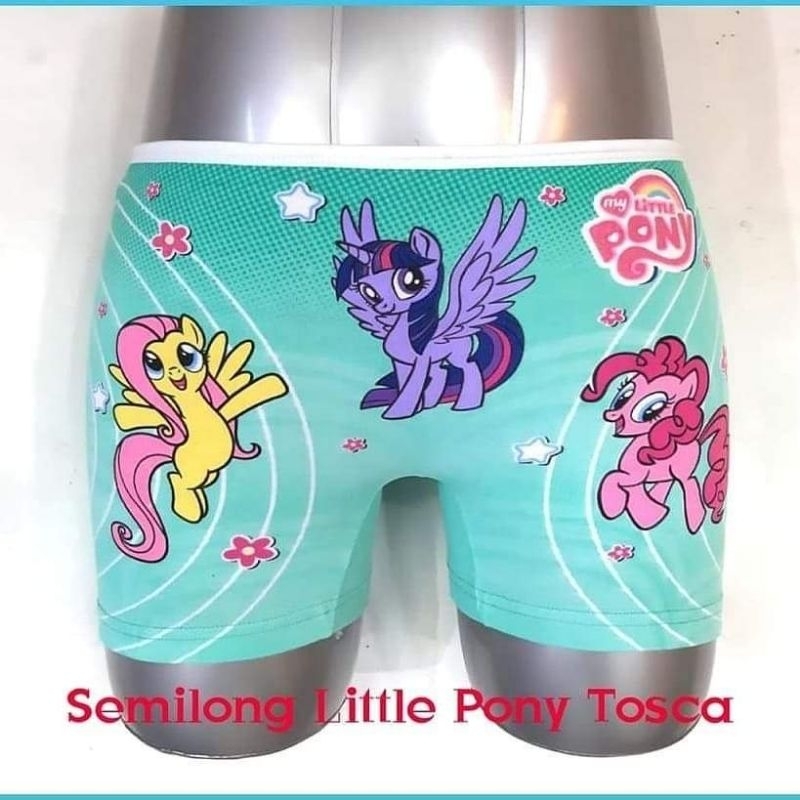 Jessie Mike Semilong Celana Pendek Anak Perempuan Little Pony