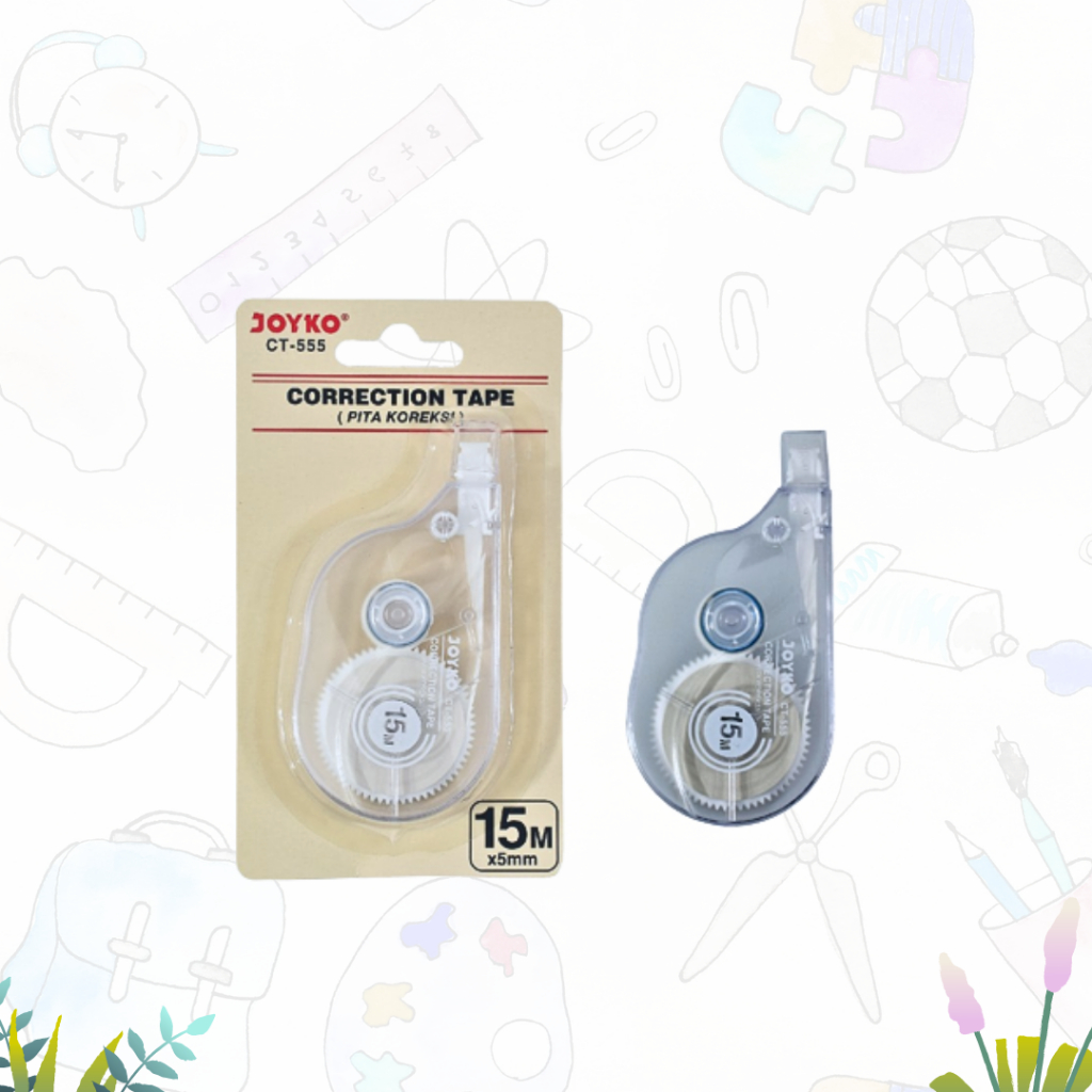 

TIPE X KERTAS/CORRECTION TAPE JOYKO/CORRECTION TAPE CT-555 (PCS)