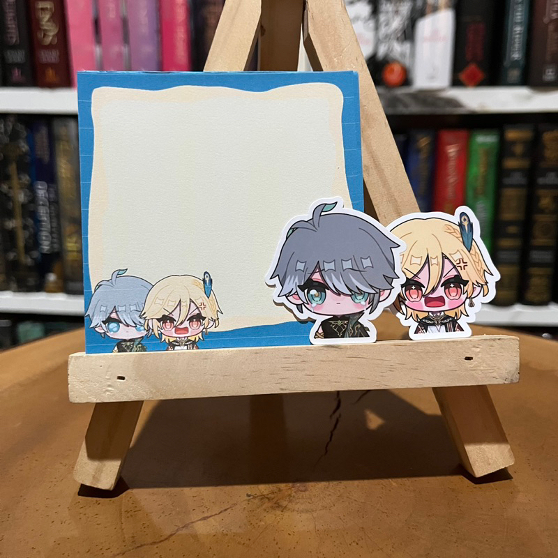 

Fanmerch Memopad Haikaveh - 5 design Alhaitham x Zhongli RB9