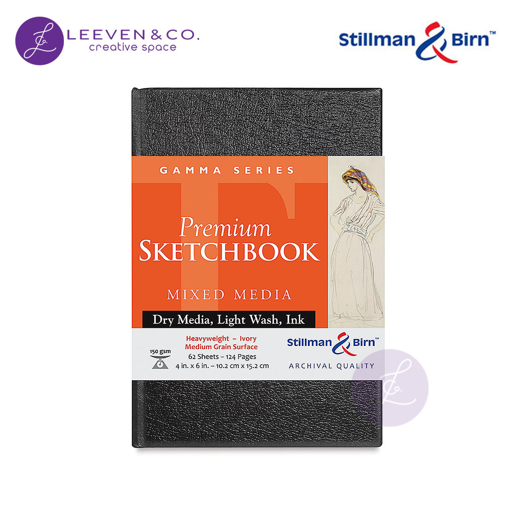 

STILLMAN & BIRN 150GSM SKETCHBOOK HARDBOUND A6 (4 X 6 INCH) PORTRAIT 62 SHEETS