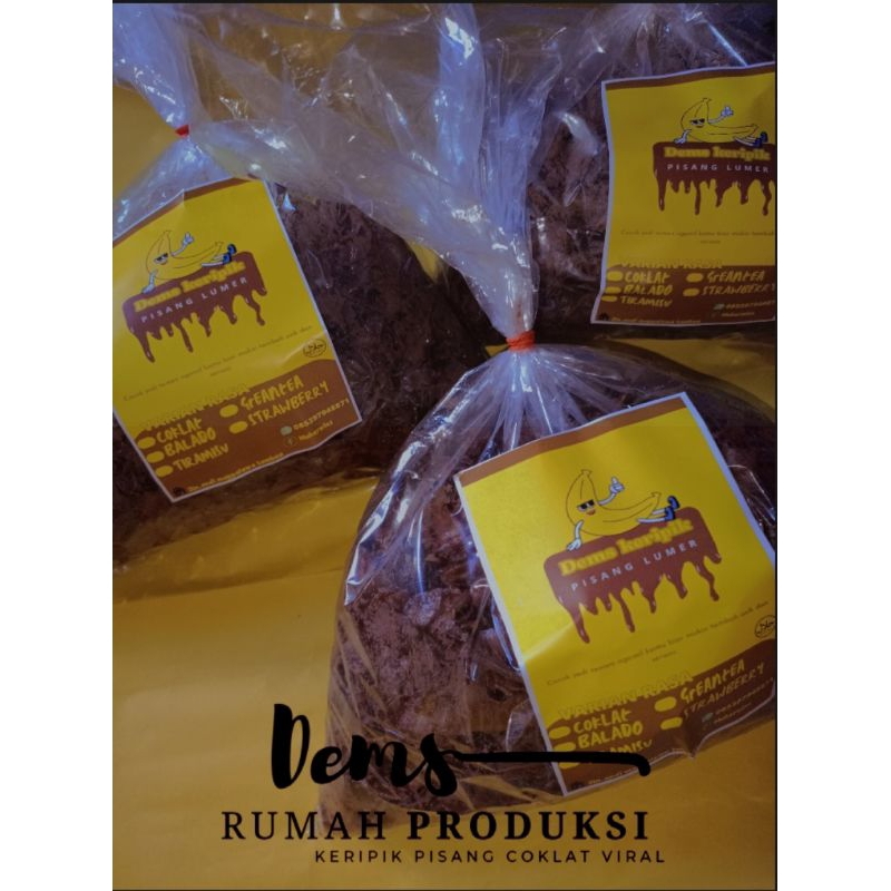 

keripik pisang coklat/banana chips by DEMS Uk 1kg