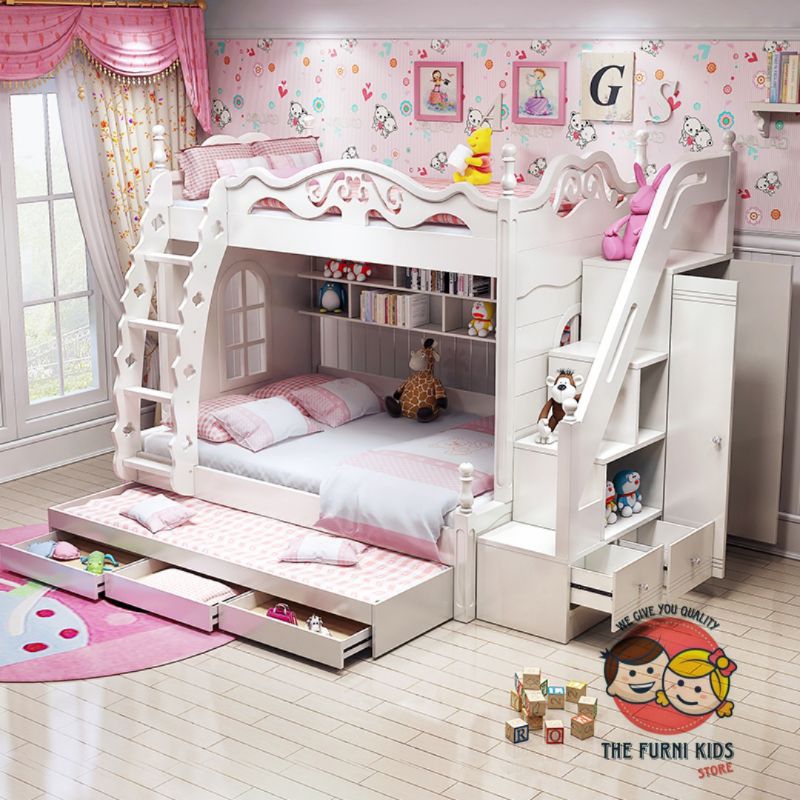 tempat tidur tingkat anak tangga lemari , ranjang susun , kasur tingkat